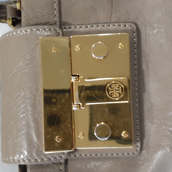 Tory burch woman's olive leather shoulder bag handbag - Picture 5 of 16